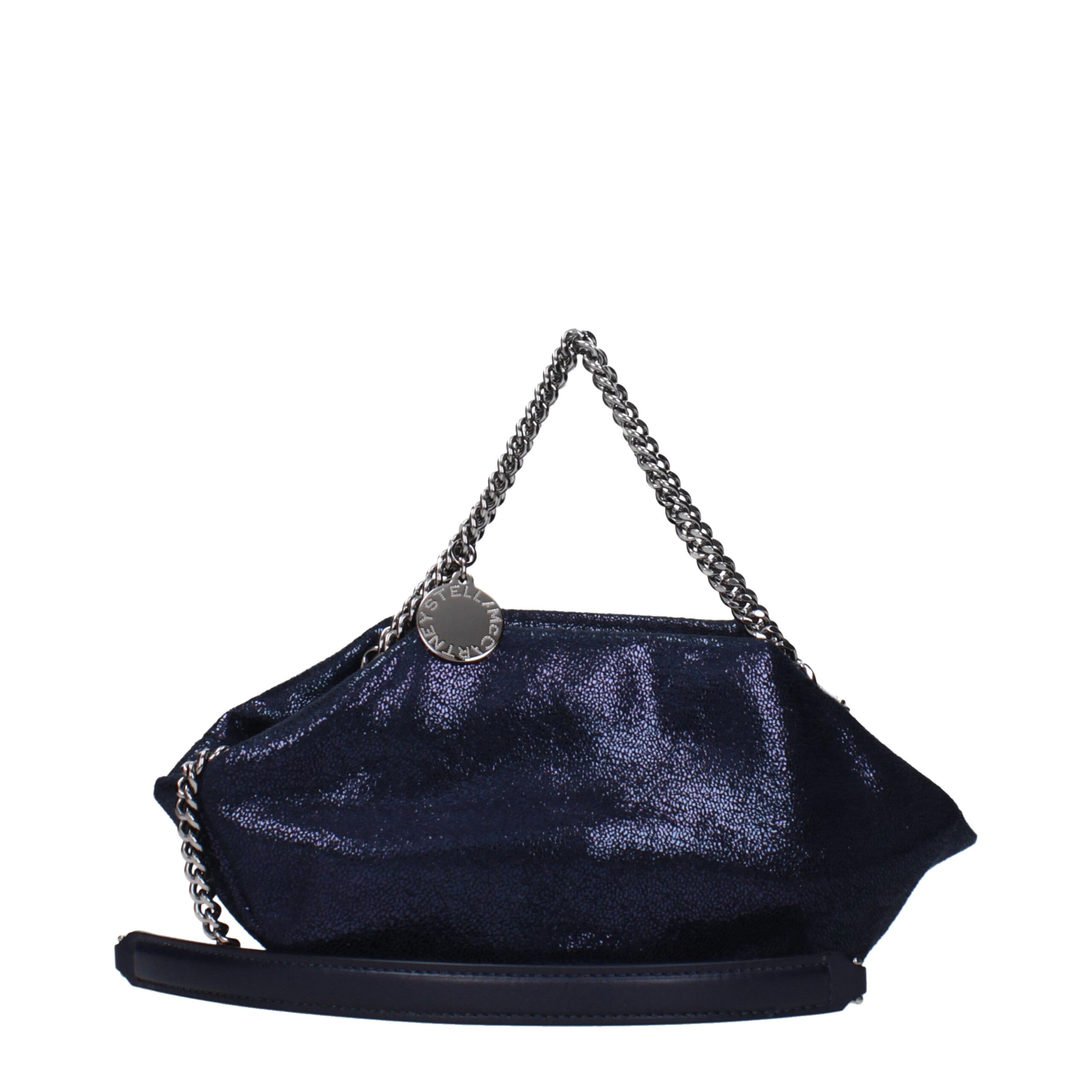 Blue Leather Handbag