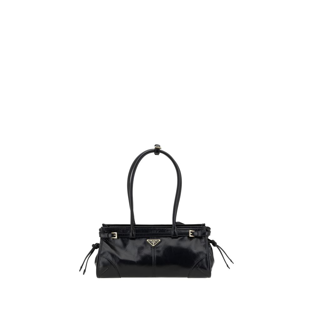 Black Calf Leather Bos Taurus Shoulder Bag