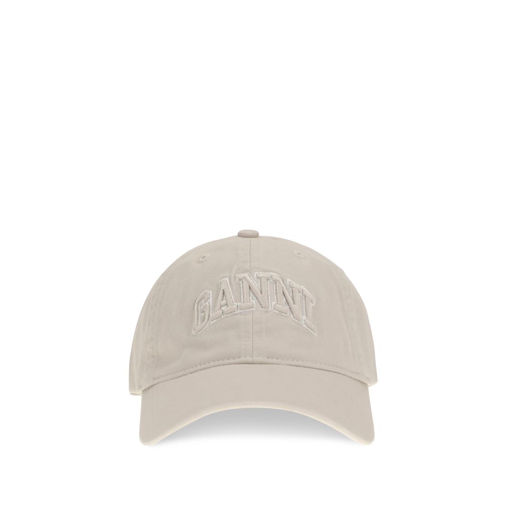 Beige Cotton Cap (Baseball Hat)