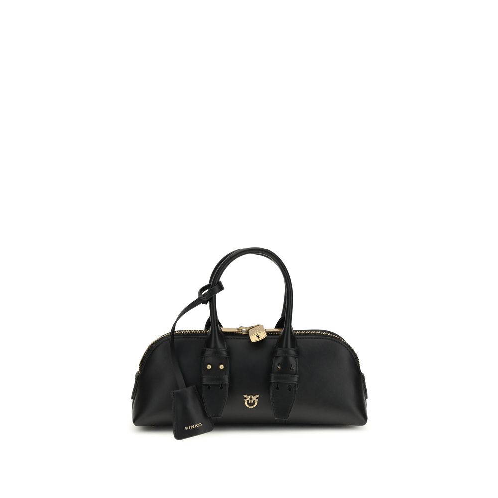 Black Calf Leather Bos Taurus Handbag