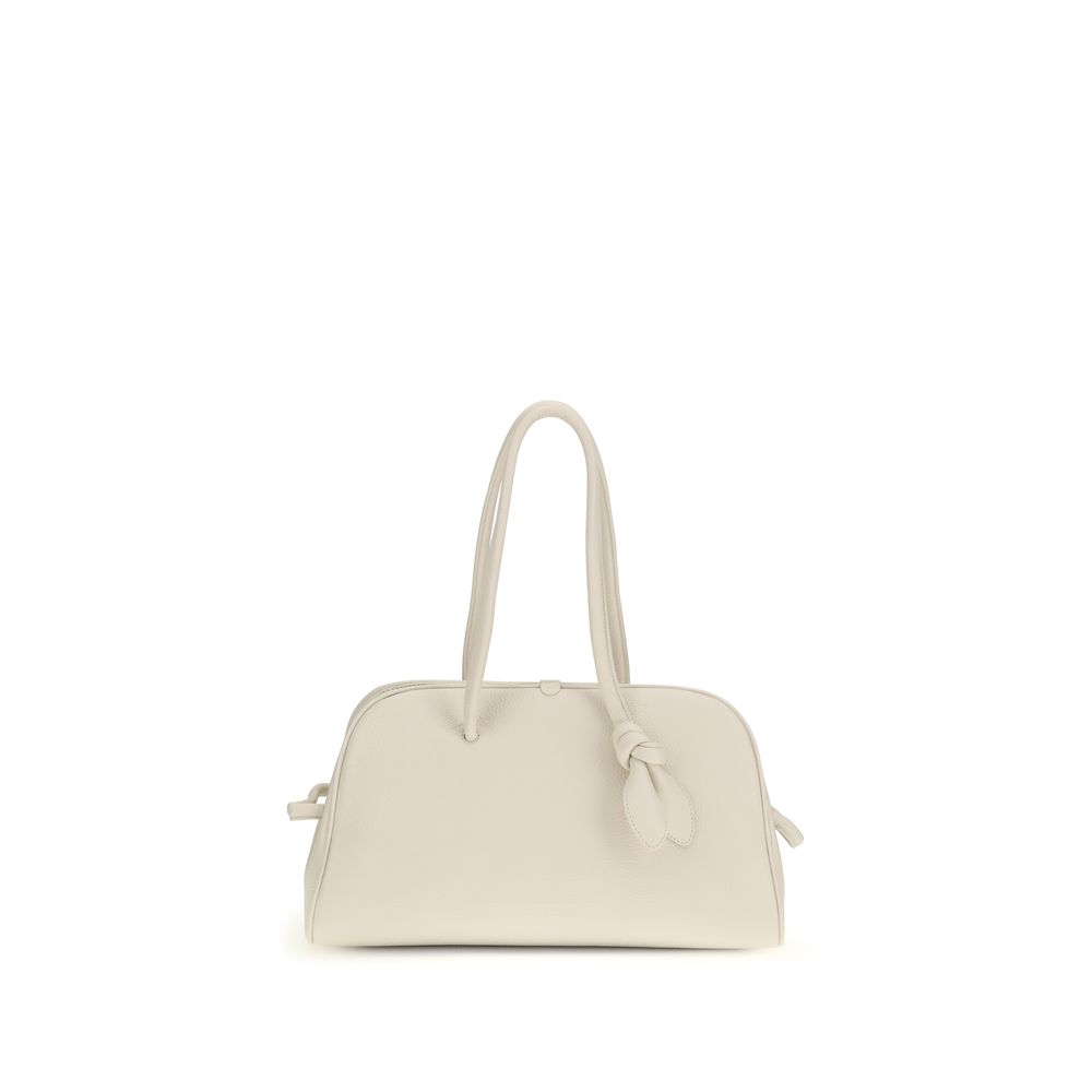 White Calf Leather Bos Taurus Shoulder Bag